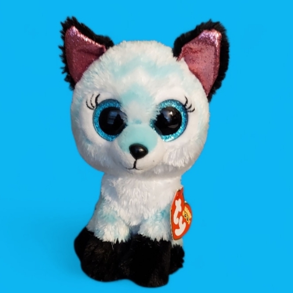 Ty Beanie Boos Atlas The Chevron Fox Plush Stuffed Animal